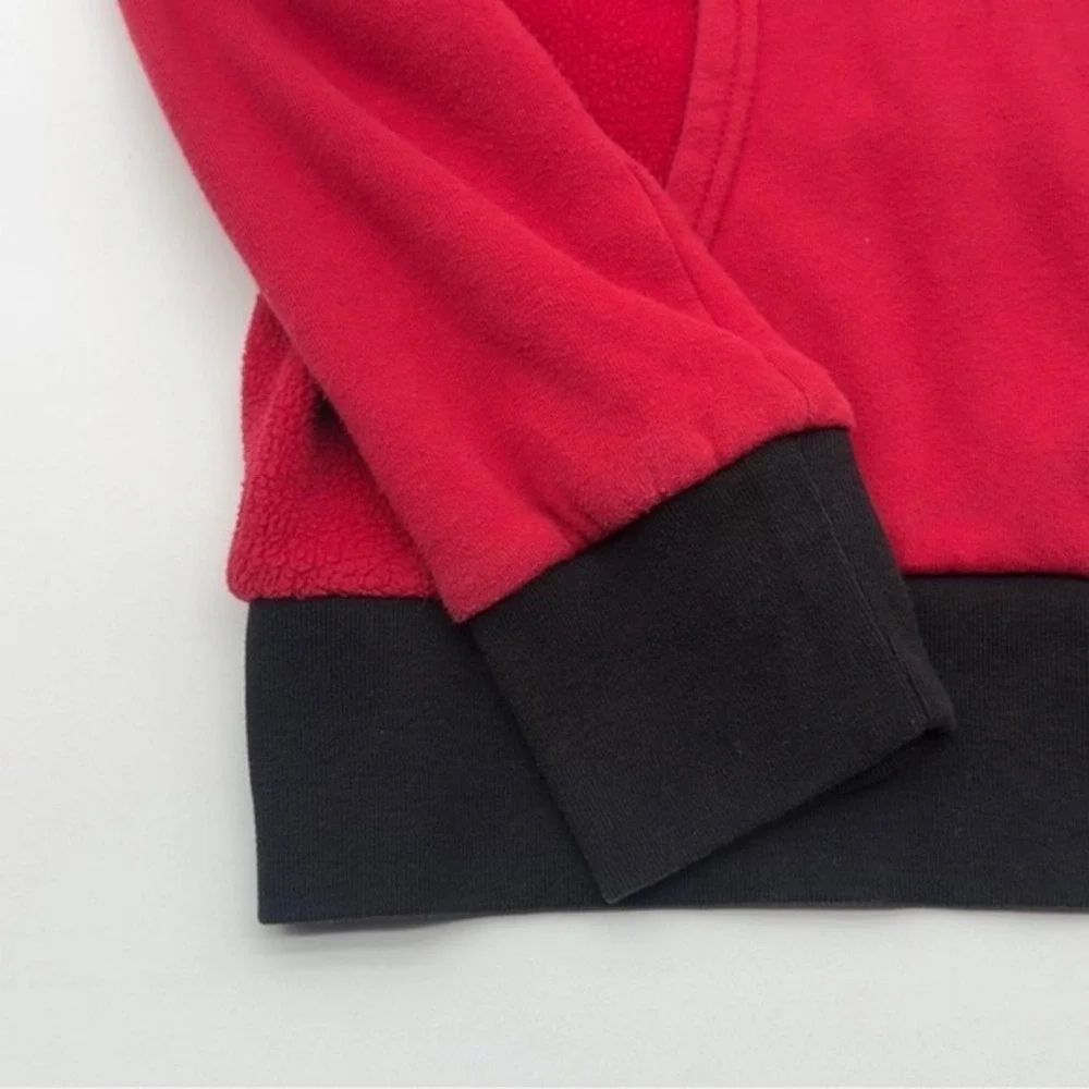 True Religion Buddha Graphic Red‎ Fleece Hoodie Mens Size Small